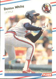 1988 Fleer Baseball Cards      506     Devon White